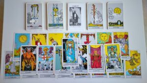 imagen que muestra cartas para tarot