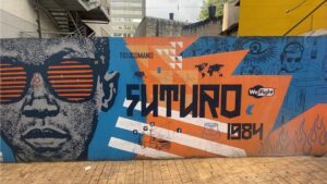 el arte de estencil